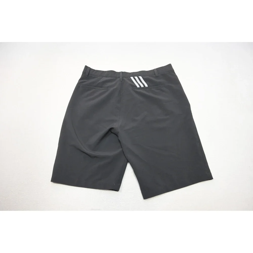 Adidas Golf Shorts‎ Mens 34 Black Excellent Performance Athletic Flat Front